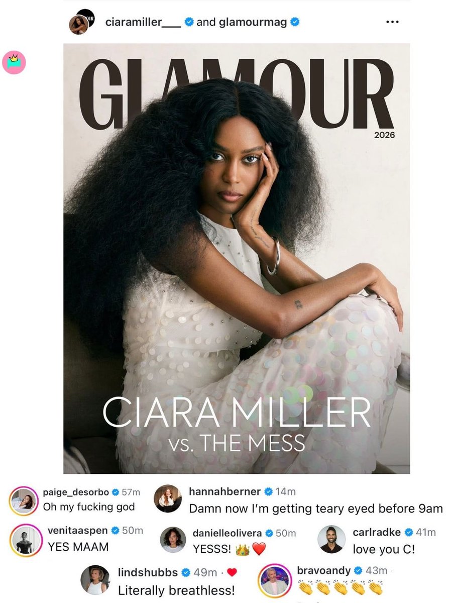 Ciara Miller on Glamour Magazine is truly iconic and the support she’s getting is beautiful ❤️ #SummerHouse