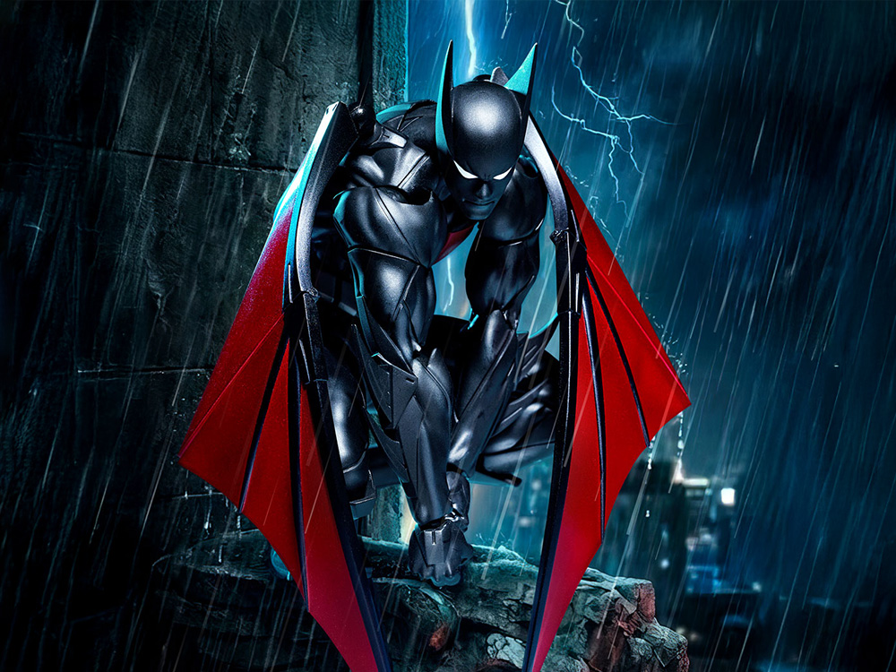 From Batman Beyond, the Amazing Yamaguchi Revoltech NR128 Batman