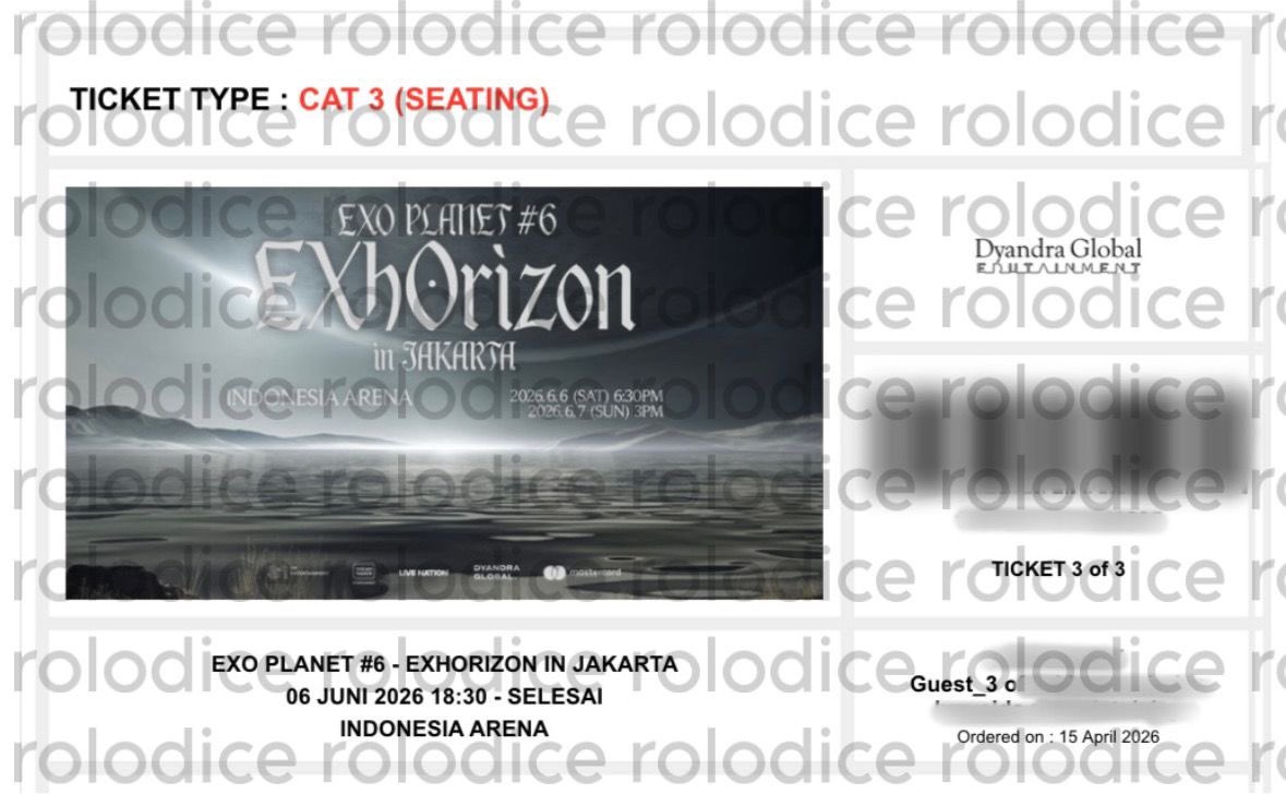 wts exo exhorizon jakarta jkt D2 day 2

🪅 section cat 3
💰dm for price (<a href="/rolodice/">aya ✰ mt after dm</a>)

❌ not original price
✅ fullpayment only (fullpaynya wajib cod sama aku di smb atau grand indonesia) weekend only
✅ diurus sampai tiket fisik

more information dm <a href="/rolodice/">aya ✰ mt after dm</a>