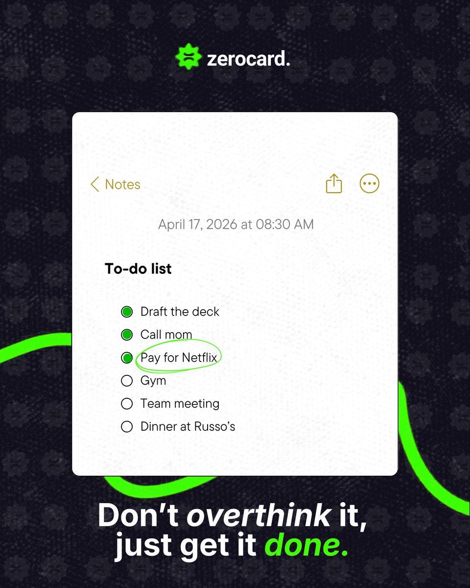 Zerocard tweet media
