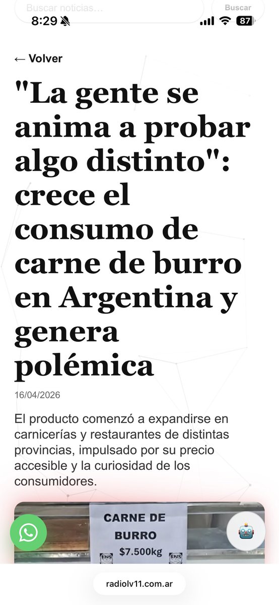 Hijitos, en Argentina están comiendo carne de burro. La derecha solo trae pobreza. Y el modelo de Milei es el que Mauricio Cárdenas, asesor de Paloma, y Restrepo, vice de Abelardo, quieren traer al país.
No dejemos que los diestros empobrecedores gobiernen el país.