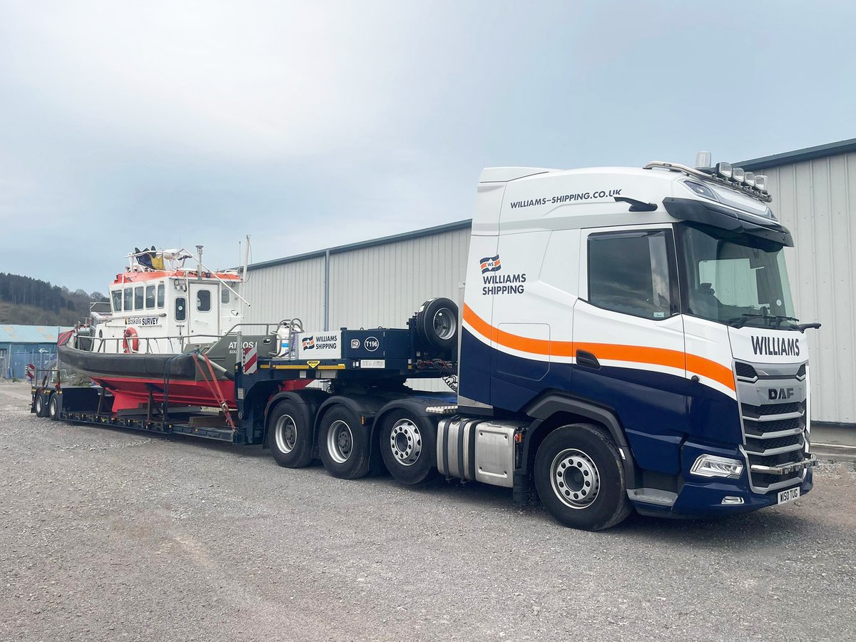 WillShipping's tweet image. Our experienced transport team recently completed the relocation of a survey boat from Gillingham to Holywell, with careful handling and strict safety controls throughout.

Contact our team today on 023 8070 1314 or transport@williams-shipping.co.uk

#logistics