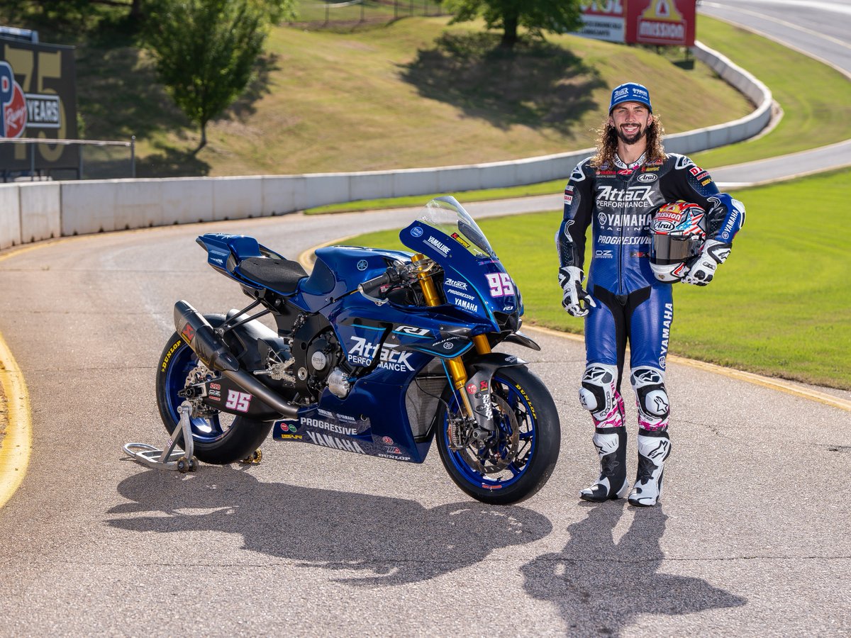 MotoAmerica's tweet image. New duo unlocked. 🔓
Bobby Fong 🤝 JD Beach
Attack Performance Progressive Yamaha Racing is loaded for 2026.

📸 Brian J. Nelson 
#superbike #yamaha #motorcycle #racing