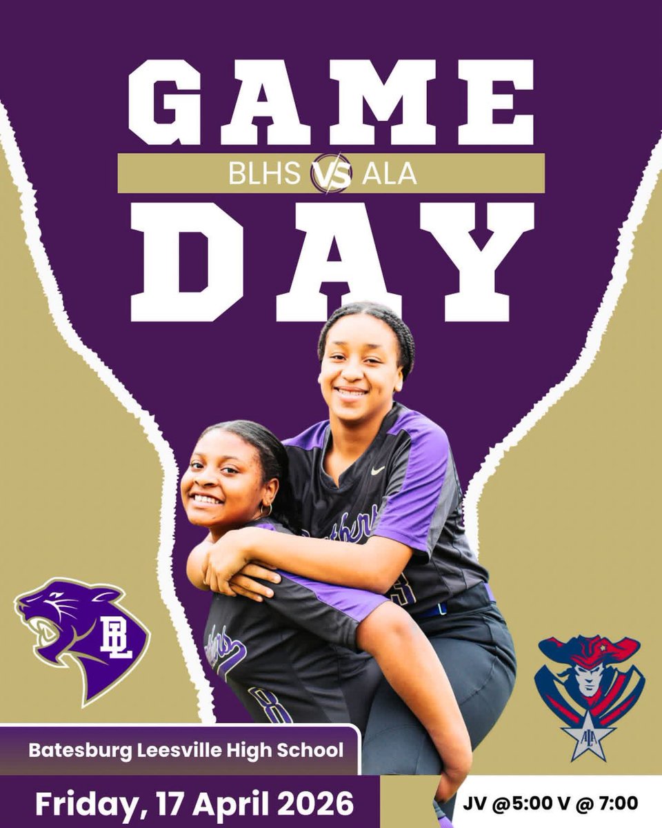BL_Panther_SB's tweet image. 💜 REGION GAMEDAY 💛

Ready for a beautiful Friday night in Batesburg-Leesville as we take on @AlaSoftball! JV will start at 5pm and Varsity follows at 7pm! Come join the fun tonight! #PantherPride #BLHSSoftball