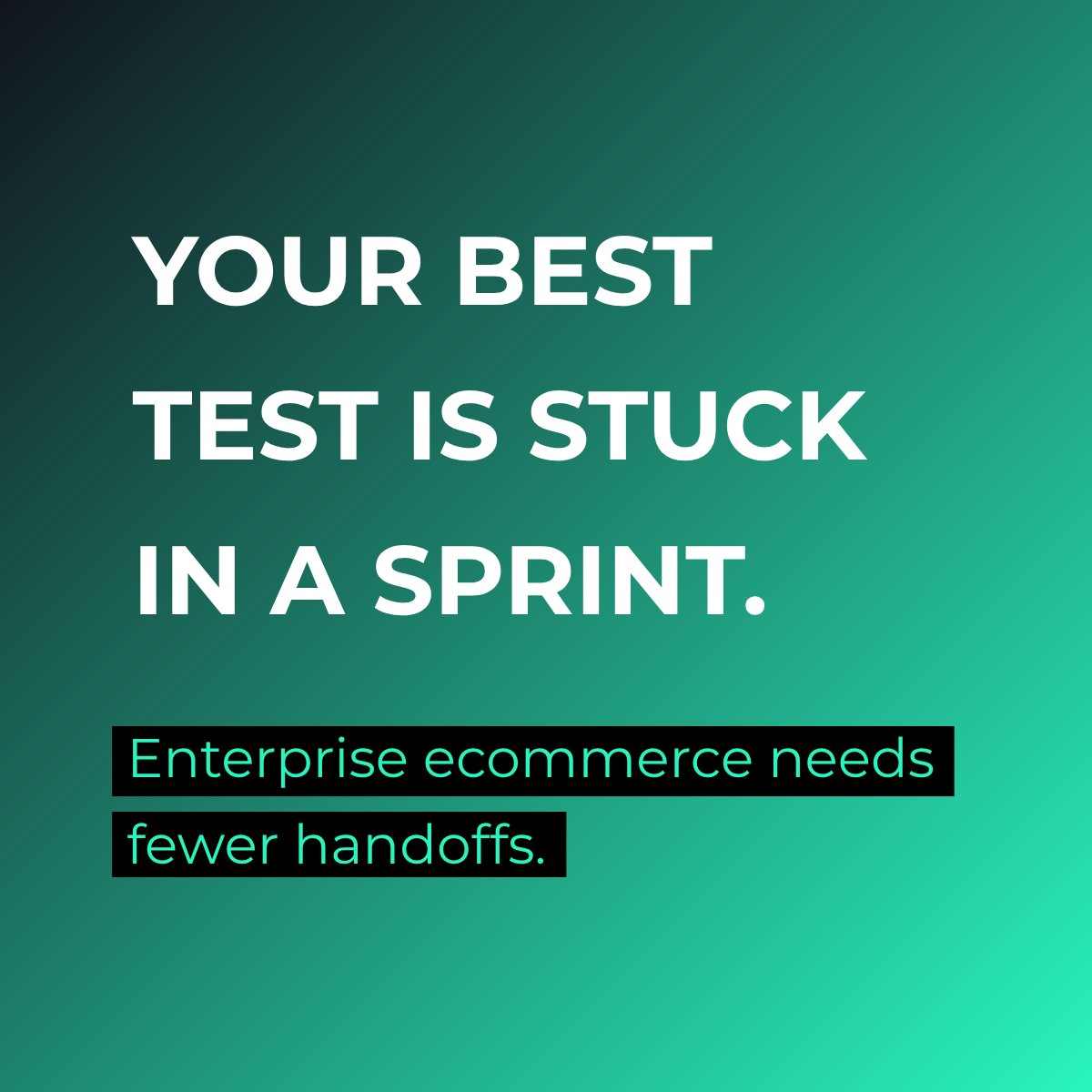 Fastr_DXP's tweet image. The most expensive way to change a headline is a Jira ticket.
Your architecture made your team slow.

Enterprise ecommerce doesn't need another tool. It needs fewer handoffs.
👉 hubs.ly/Q04c0wxR0

#EnterpriseEcommerce #ConversionOptimization #DigitalExperience