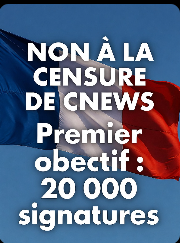 SFERRAND149's tweet image. #JeSoutiensCnews #Pétition #Objectif20000

@CNEWS a fait l'objet depuis plusieurs semaines de multiples menaces de censure et de fermeture arbitraire de la part de médias concurrents et de personnalités politiques. 

 En tant que citoyens nous devons demander, à un an des
