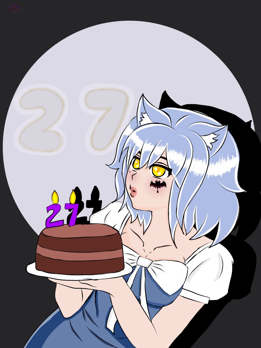 Lysandre_Vt's tweet photo. Hoy es el cumple de esta ansiana espero que les guste el dibujo #vtuber #lysandrevt #dibujodijital https://t.co/1nPPGgzsYe