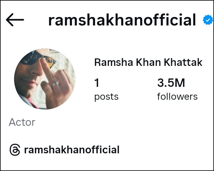 Ramsha khan's DP is the reply to all the feminists &amp; anti-marriage aunties on social media jo apna manjan baich rahi ti. 😁🤝