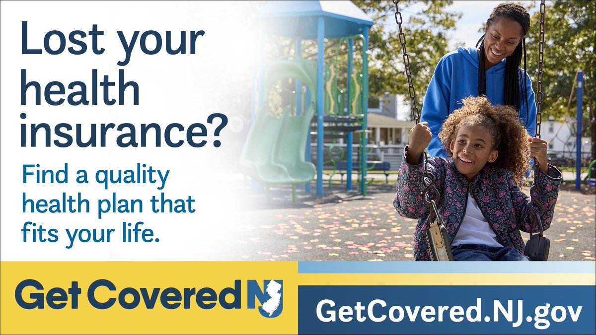 NJ residents who have lost health insurance can search for #HealthInsurance <a href="/GetCoveredNJ/">GetCoveredNJ</a>. Eligible residents will qualify for coverage with low or no monthly premiums. Visit GetCovered.NJ.gov to learn more.

#GetCoveredNJ