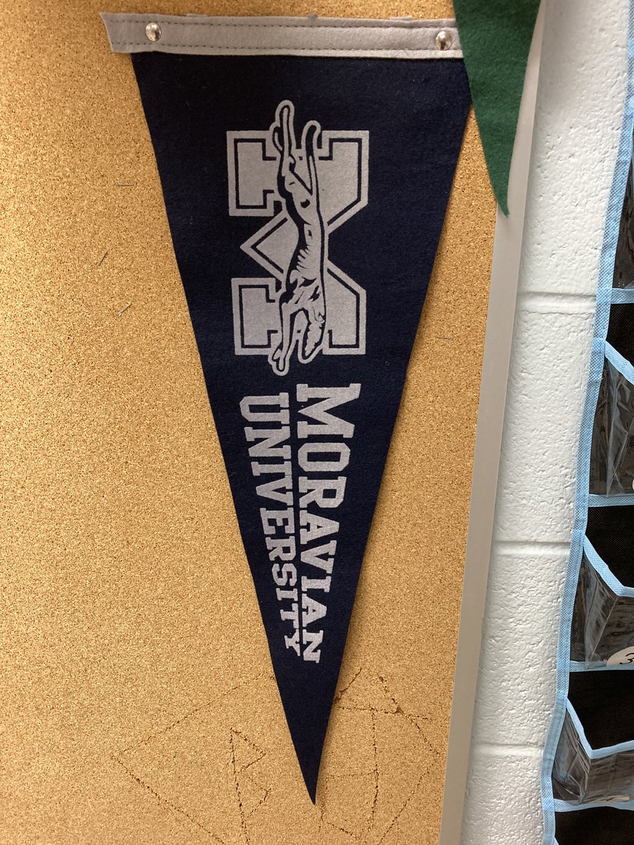 Congratulations, Julianna F., on your acceptance to Moravian University! Thanks for adding to the classroom pennant collection. And of course, Let’s go Yankees!