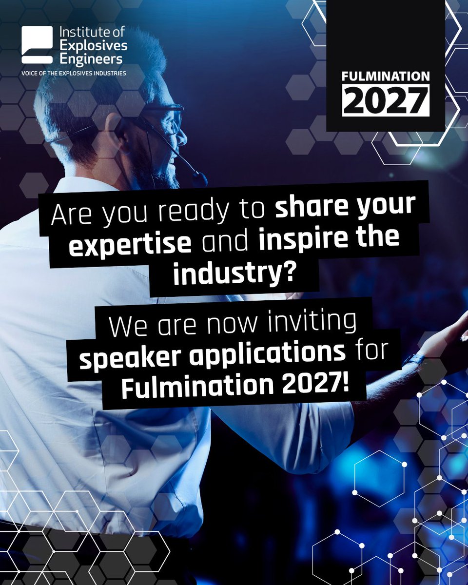 fulmination2027's tweet photo. 🎤 Fulmination 2027 Speakers – Call for Interest!

📢 Register your interest today by clicking the link below and completing the short form 

👉 https://t.co/GzrptVsaPc

#Fulmination2027 #IExpE #CallForSpeakers #IndustryExperts #Innovation #Conference #ShareYourKnowledge https://t.co/auUKJOtD2d
