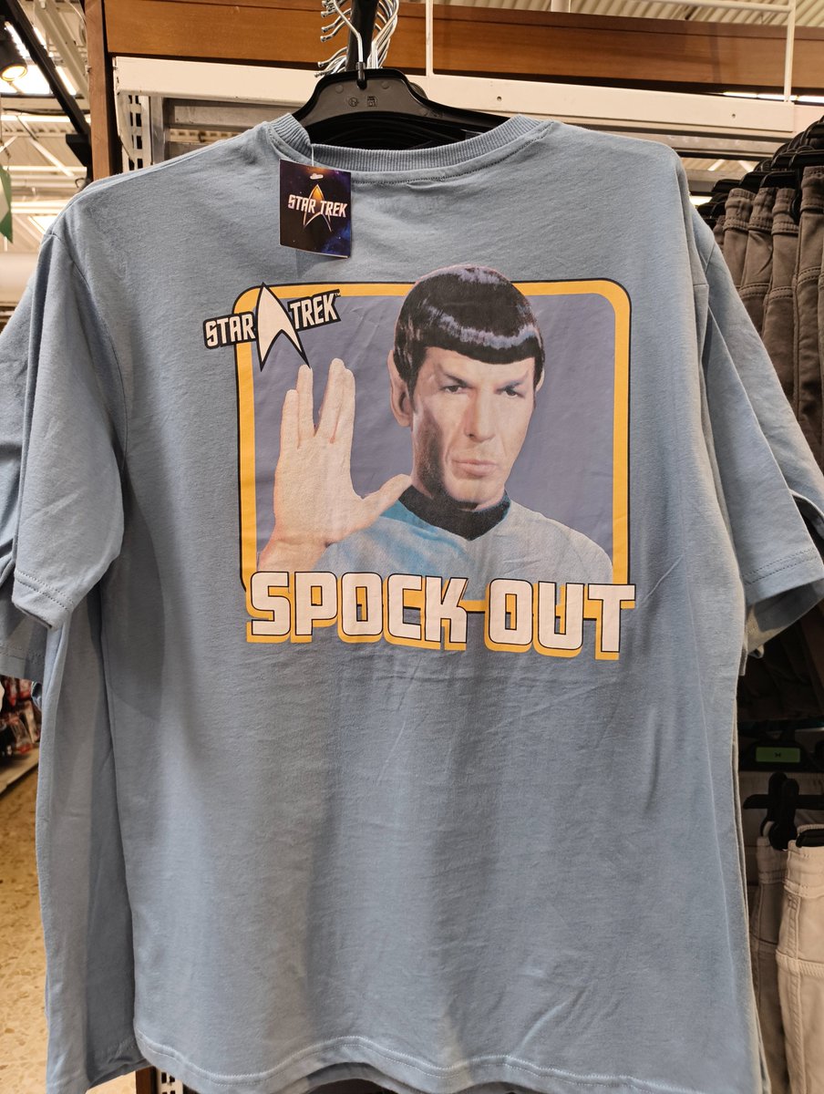 Tenéis camisetas de Star Trek en <a href="/CarrefourES/">Carrefour España</a> ! Corred que se acaban! 🖖🏻