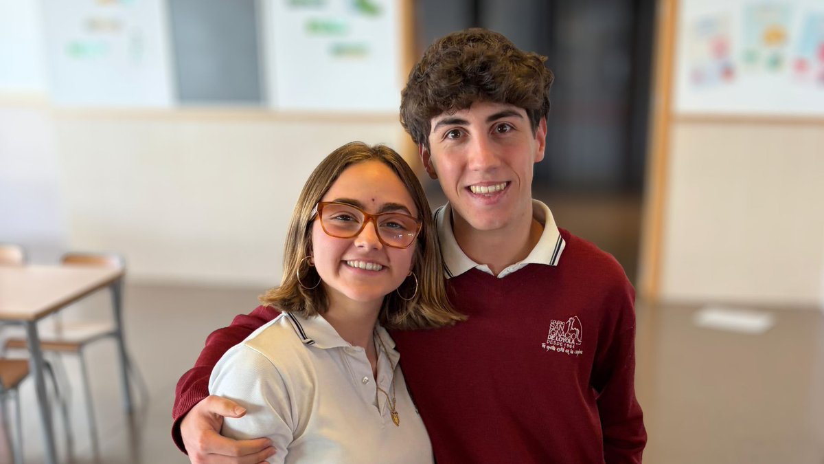 colesanignacio's tweet photo. Cerramos la semana con una gran noticia. 
Dos alumnos San Ignacio seleccionados para Becas Europa. 👏👏👏👏

👉Tienes la noticia completa en el enlace.
https://t.co/VaLeo9XTKR https://t.co/FFeQpKxeAr
