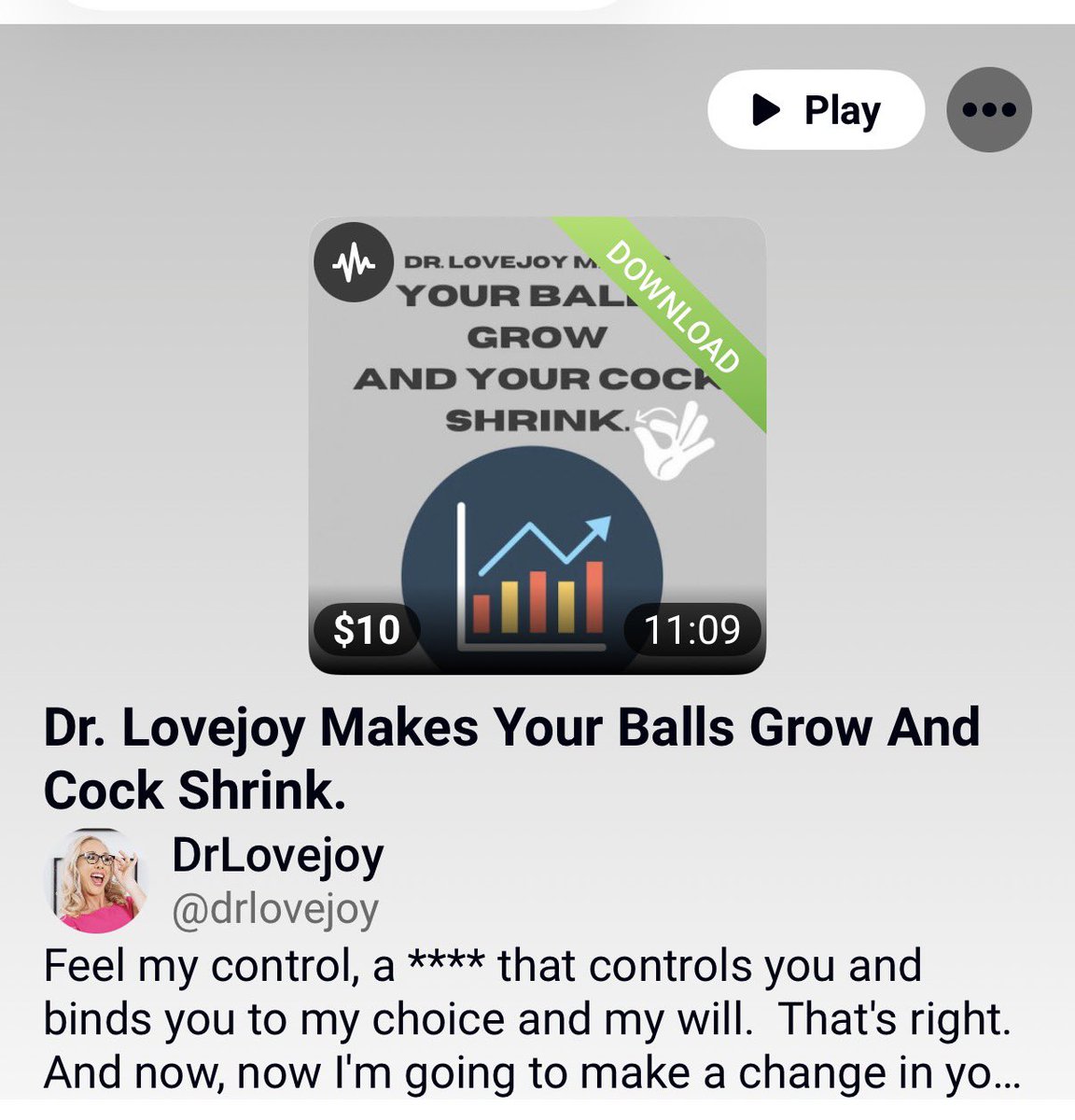 Dr. Lovejoy tweet media