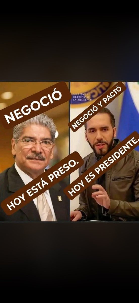 elindependiente's tweet photo. Bukele is a criminal, terrorist, a psychopath dictator destroying El Salvador except four or five blocks in San Salvador downtown.
How can you,  Anna Paulina Luna intentionally be willing to cover up a criminal? 
You are also guilty by association.
No joda!!

You should respect the victims and their families, majority living in extreme poverty thanks to the terrorist criminal Nayib Bukele and his cartel.

You Mrs. Luna, the same as anybody else willing to protect, cover up a criminal, systematic violator of Human Rights, serial killer, and addict to violate the Constitution, you should be accountable, not one is above the law.
Remember, crimes against humanity never prescribe, either for the criminal, in this case, NAYIB BUKELE, either for anyone being accessory to coverup such a criminal.

Alejandro Muyshondt and each Salvadorian tortured, kidnapped, exiled, arrested, missing, and murdered by BUKELE deserves justice.