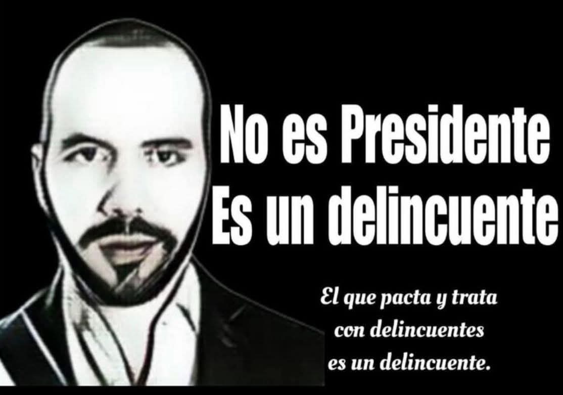 elindependiente's tweet photo. Bukele is a criminal, terrorist, a psychopath dictator destroying El Salvador except four or five blocks in San Salvador downtown.
How can you,  Anna Paulina Luna intentionally be willing to cover up a criminal? 
You are also guilty by association.
No joda!!

You should respect the victims and their families, majority living in extreme poverty thanks to the terrorist criminal Nayib Bukele and his cartel.

You Mrs. Luna, the same as anybody else willing to protect, cover up a criminal, systematic violator of Human Rights, serial killer, and addict to violate the Constitution, you should be accountable, not one is above the law.
Remember, crimes against humanity never prescribe, either for the criminal, in this case, NAYIB BUKELE, either for anyone being accessory to coverup such a criminal.

Alejandro Muyshondt and each Salvadorian tortured, kidnapped, exiled, arrested, missing, and murdered by BUKELE deserves justice.