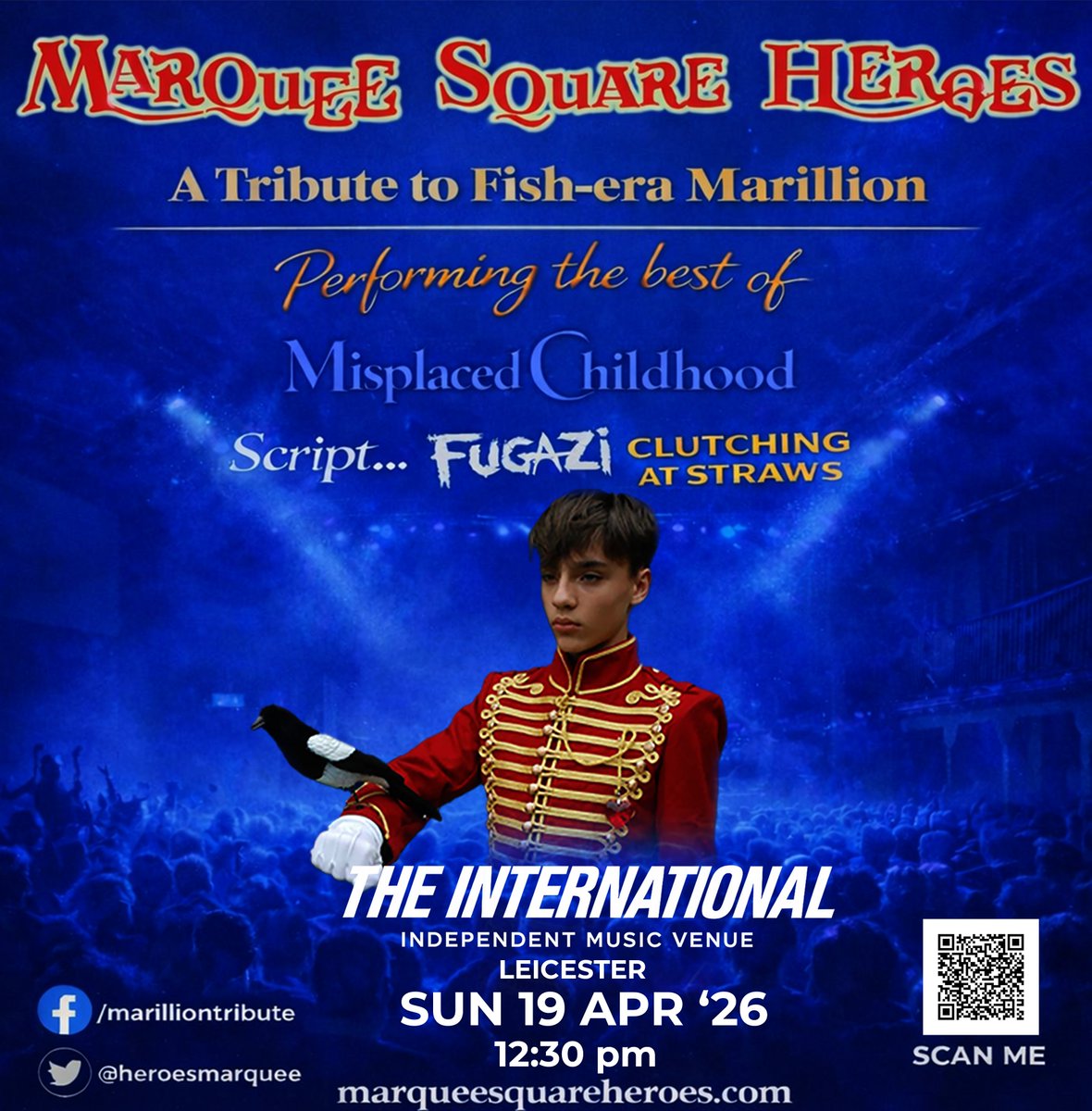 Marquee Square Heroes: 1982-88 Marillion Tribute tweet media
