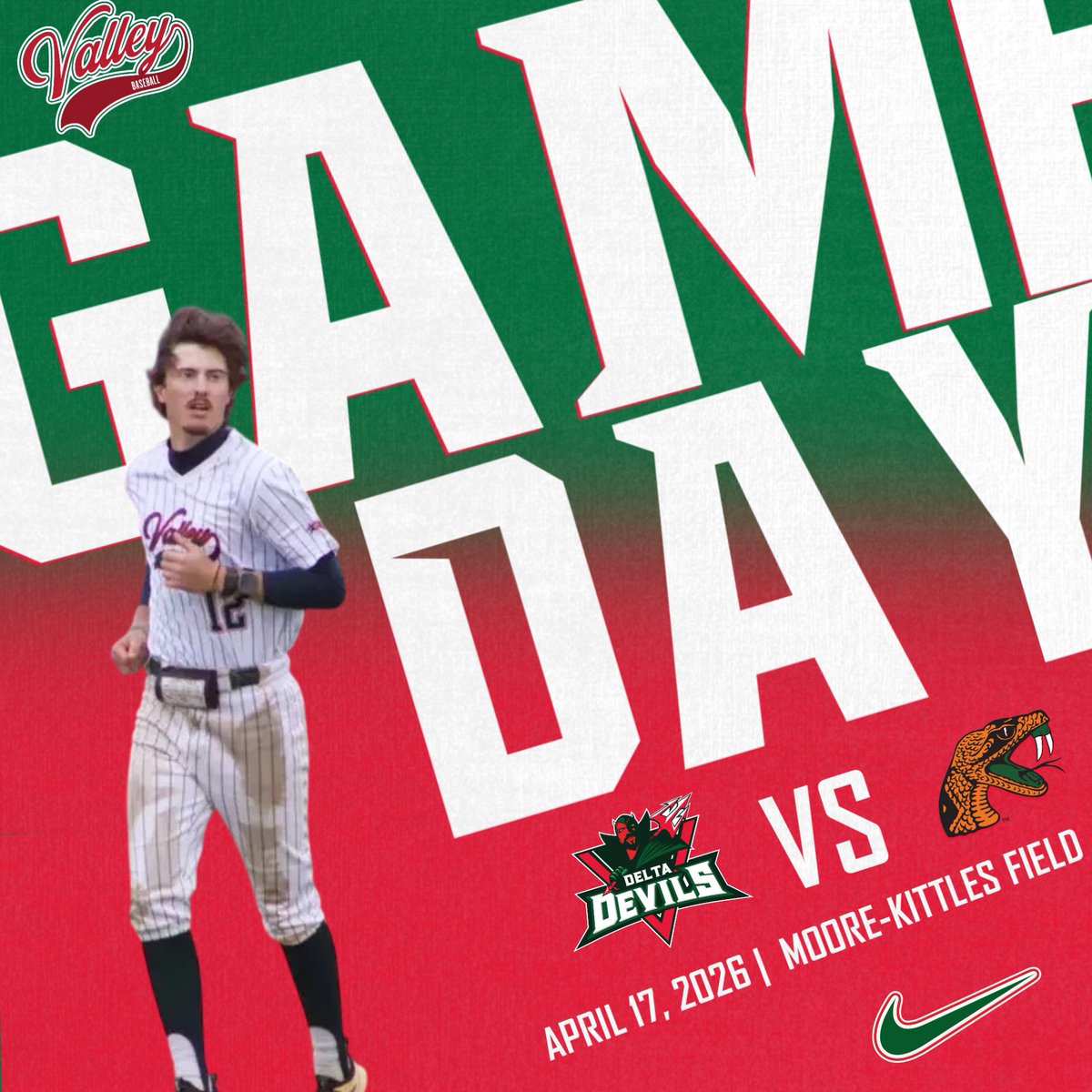 MVSUDevilSports's tweet photo. 🚨 GAMEDAY 🚨

🆚️: Florida A&amp;M 
⏰: 4:00 PM
📍: Tallahassee, FL 

#eleVate #ValleyInMotion #SWACBB https://t.co/n78RyvYGT4