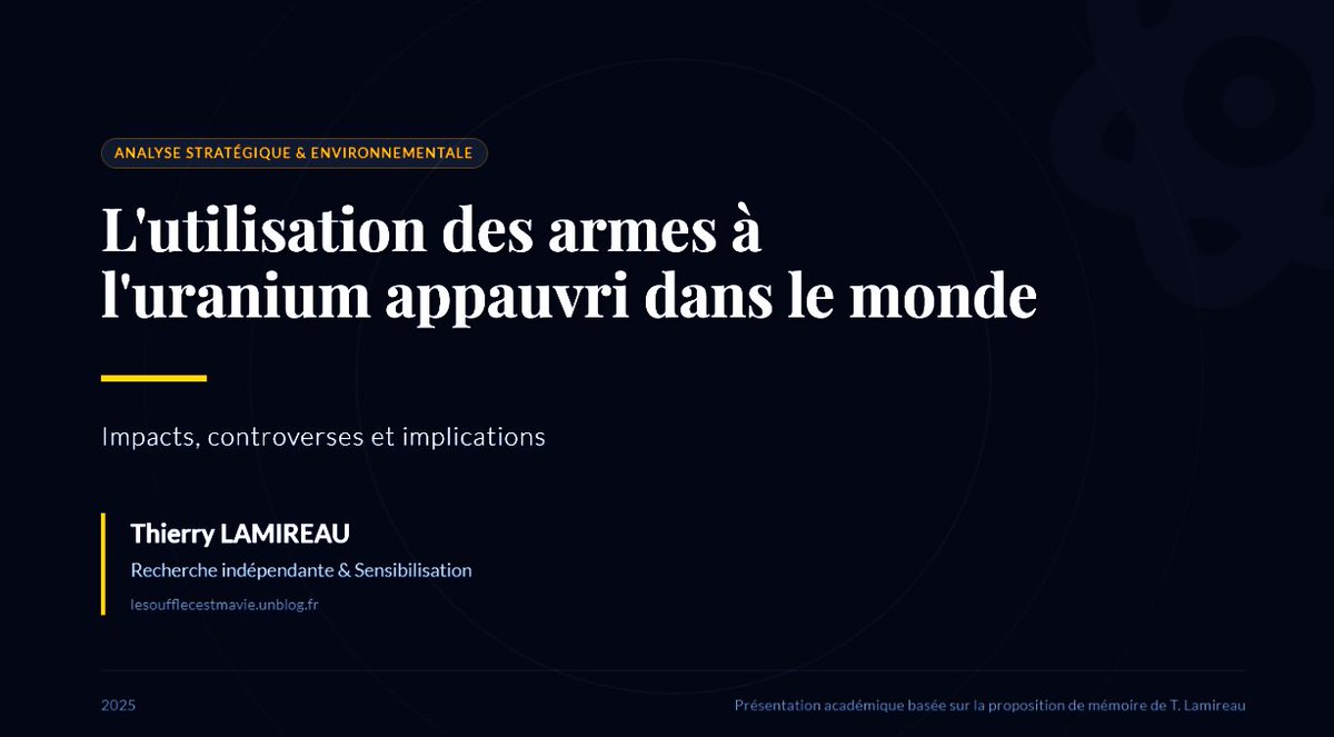 LamireauT's tweet image. @gerardfiloche 
Avec des #armes à l'#uranium appauvri !
Tout le monde fait dodo ou c'est la #censure habituelle des gros dégueulasses complices de #crimesagainsthumanity ?
lesoufflecestmavie.unblog.fr/2020/09/10/rad…
lamireau.blogspot.com/2023/10/guerre…
lesoufflecestmavie.unblog.fr/2020/08/15/exp…
#Gaza #Liban #Iran #guerre #Sante