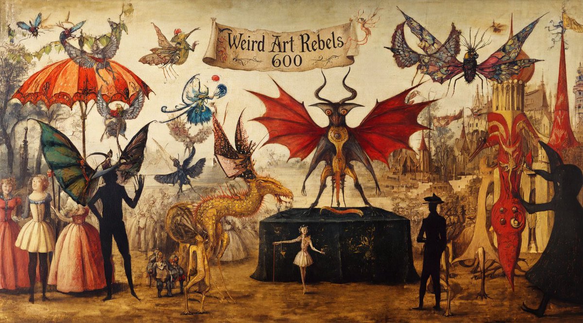 DOD_the_OG's tweet image. Huzzah 🔥

Had to👊🏻🔥👊🏻congratulate you🫵🏼

#WeirdArtRebels #Rebel #Artists