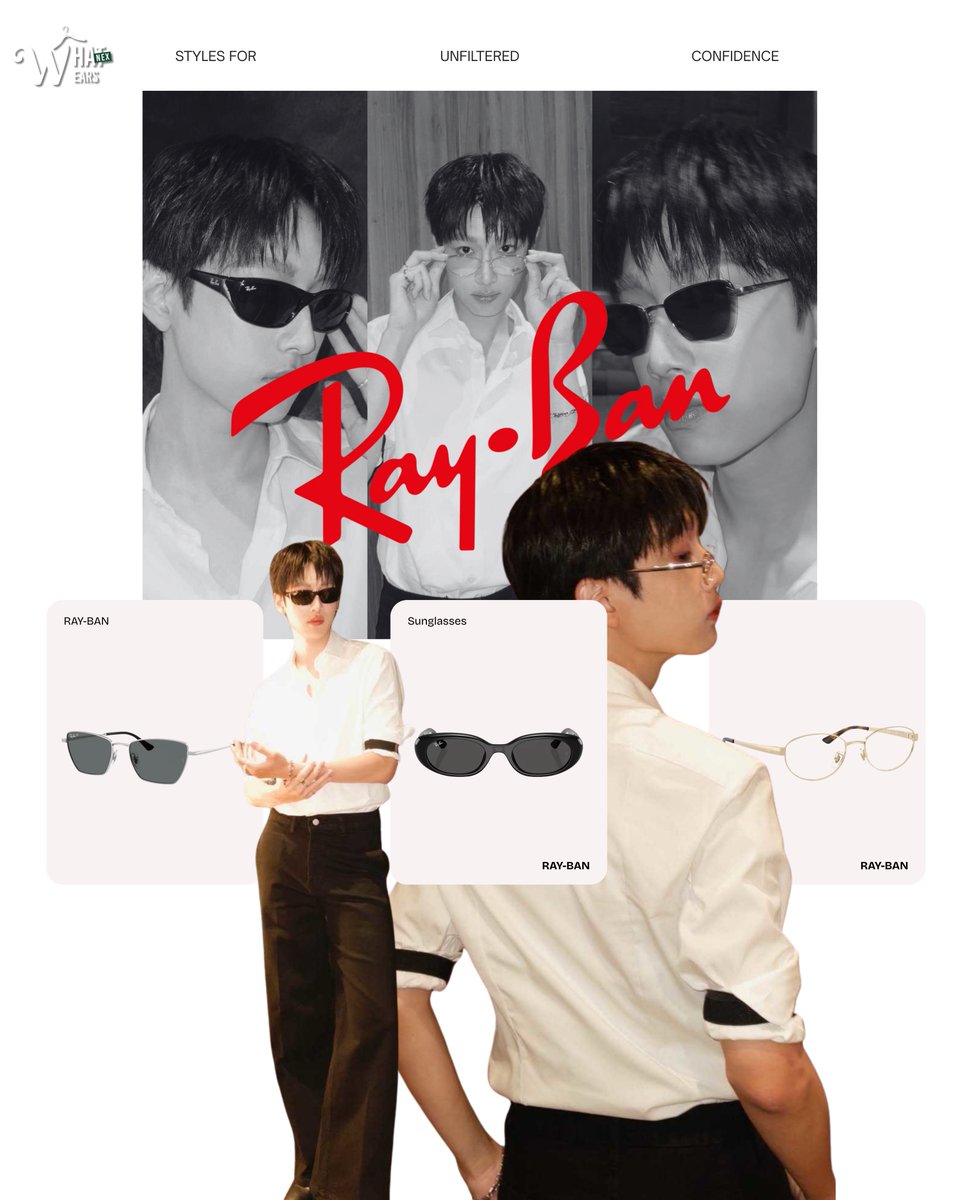 WhatNEXwears_'s tweet image. What NEX wears : NEX for 

Rayban With NEX  🕶️

EYEWEAR BY #RAYBAN

#rayban @ray_ban 
#NEXnattakit @NxNattakit
#BUSbecauseofyouishine 
#whatNEXwears