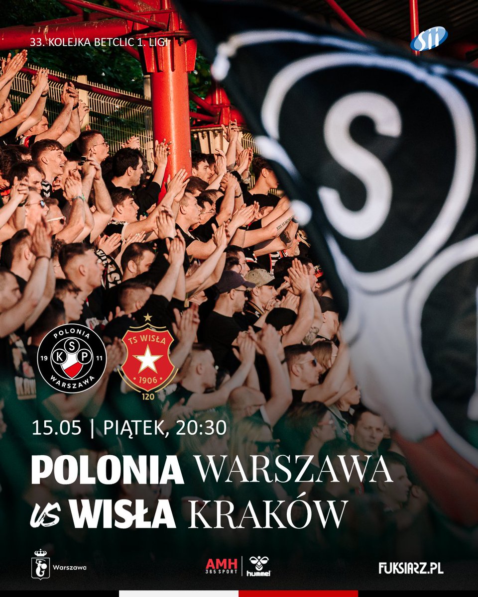 Polonia1911's tweet image. 📅 Poznaliśmy termin ostatniego meczu domowego rundy zasadniczej tego sezonu - w hicie kolejki zmierzymy się z Wisłą Kraków! Rezerwujcie swój czas, musicie być tego dnia na #K6!

🔜 Wkrótce poinformujemy o starcie sprzedaży biletów na to spotkanie.

#POLWIS
