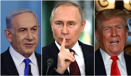 #CIA #FBI #ODNI The Trump - Putin - Netanyahu Triangle  AI Overview Based on reports and analysis as of early 2026, the relationship between Donald Trump (who returned to the presidency in January 2025), Vladimir Putin, and Benjamin Netanyahu has been characterized as a complex, "triangular" dynamic that significantly influences global politics, specifically in the Middle East and Ukraine.📷Haaretz +1 Pic.: Putin, Netanyahu and Trump: A Lying, Dangerous Trio