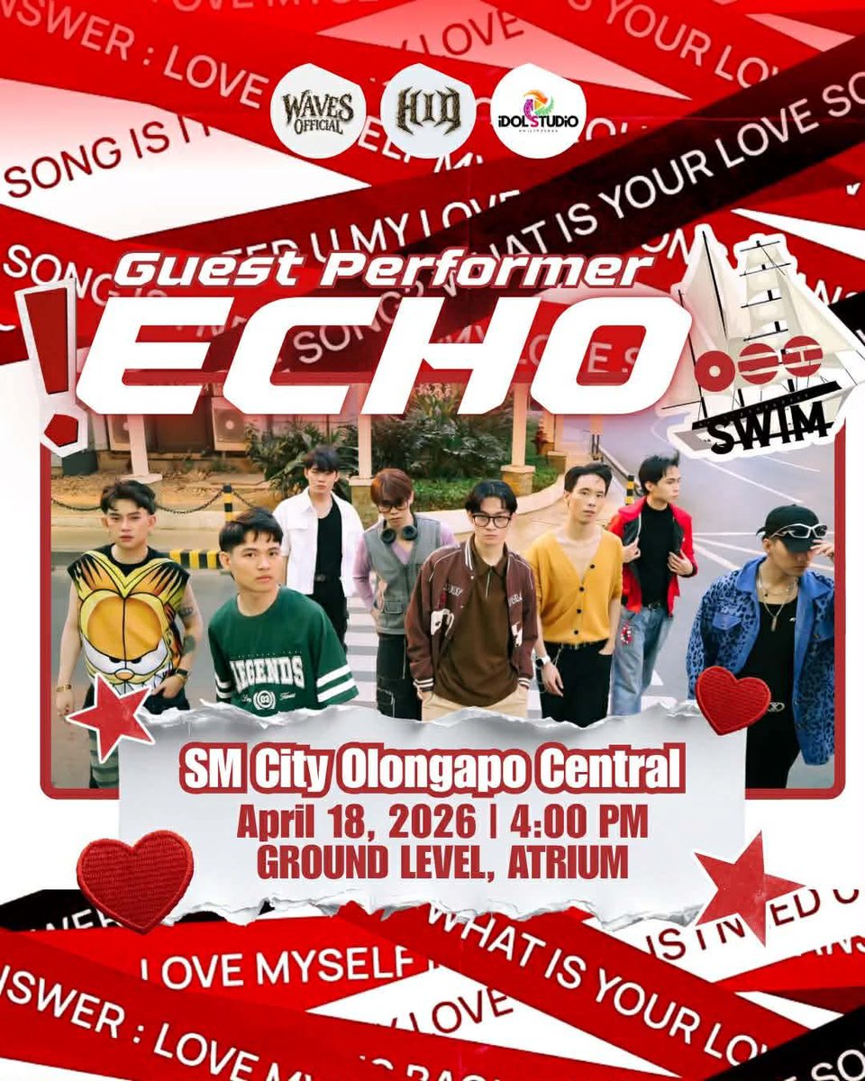 wavesofficialph's tweet photo. Calling all ARMYs of Olongapo! 💜

The wait is over! Get ready to celebrate the BTS ARIRANG era tomorrow at SM City Olongapo Central.✨

Featuring a special guest performance by: ECHO 🎤

📅 Tomorrow, April 18

⏰ 4:00 PM

📍 Ground Level, Atrium

#thisisourecho #ECHOPH https://t.co/AMEqHV9IVS