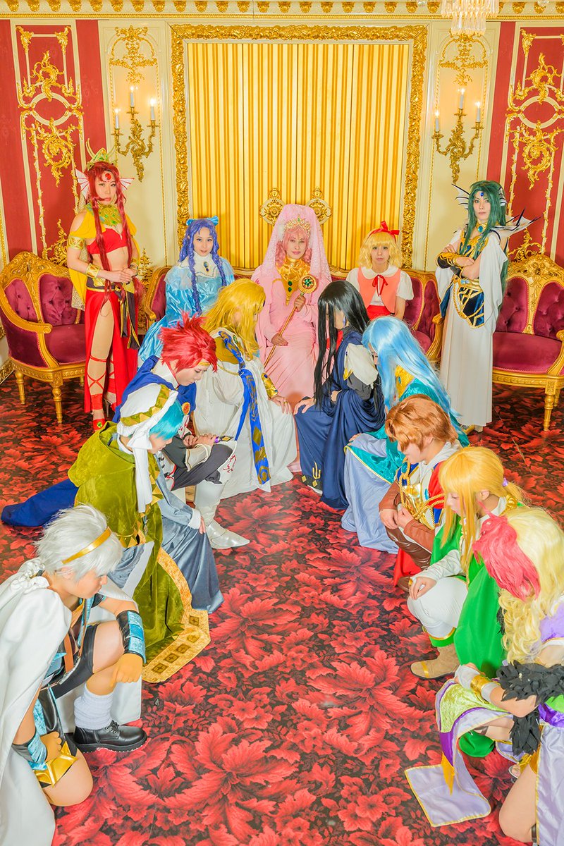 mikawayanen's tweet photo. 【cosplay】2026.4.12　アンジェリークsp1あわせ

アンジェあわせ3回目にして守護聖様全員集合できました！
メンバーはリプにて！

撮影：にぃさん @tanakanyi 
 #令和のアンジェあわせ2026 https://t.co/N47dtsEW7a