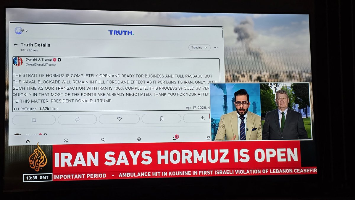 imran786804's tweet photo. Iran has just announced to Open Strait of Harmuz - Free Passage for all.

Immidiate impact Brent Crude price fallen below 90$.

Thank you Iran for saving the World's Economies from further collapse.

#Iran #StraitofHarmuz @IranObserver0 @arifhameed15 @IranIntlbrk https://t.co/LEmIDQgj9F