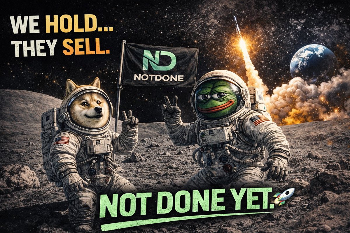 🔥$NOTDONE (@NotDone_1) / Posts / X