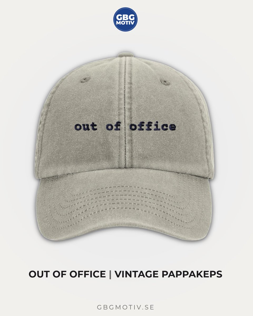 GBGMotiv's tweet image. På med kepsen så tar vi helg! ☀️🧢

Denna pappakeps är tillgänglig i flera färger och passar perfekt för alla lediga stunder 🍺

🔗 gbgmotiv.se/products/out-o…

#ooo #outofoffice #helg #pappakeps #keps