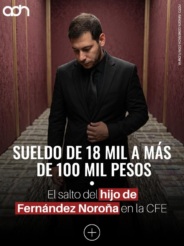 ¿Mérito o nepotismo? El millonario salto del hijo de Fernández Noroña (<a href="/fernandeznorona/">Fernández Noroña</a>). 💸📉 De ganar 18 mil pesos a percibir más de 100 mil mensuales en la <a href="/CFEmx/">CFEmx</a>. Un ascenso meteórico que pone bajo la lupa el discurso de austeridad en el gobierno

#AbrimosHilo 🧵