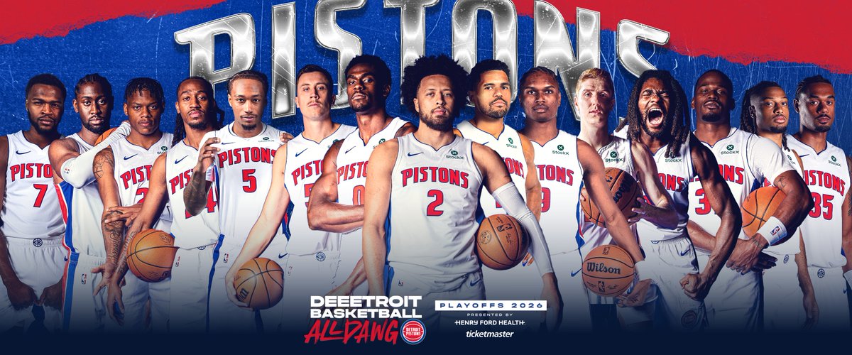 Playoff roster ready to work. 

#DetroitBasketball