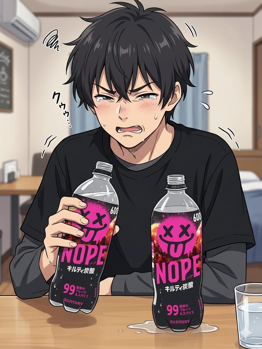 ABC_Ksaida's tweet image. 中の人Bからお届け🐵

 話題の『#NOPE』に チャレンジ🧃

やみつきになる罪な味 がキャッチコピー
確かに癖になるテイスト🥵
皆様はどのような感想でしょうか❓