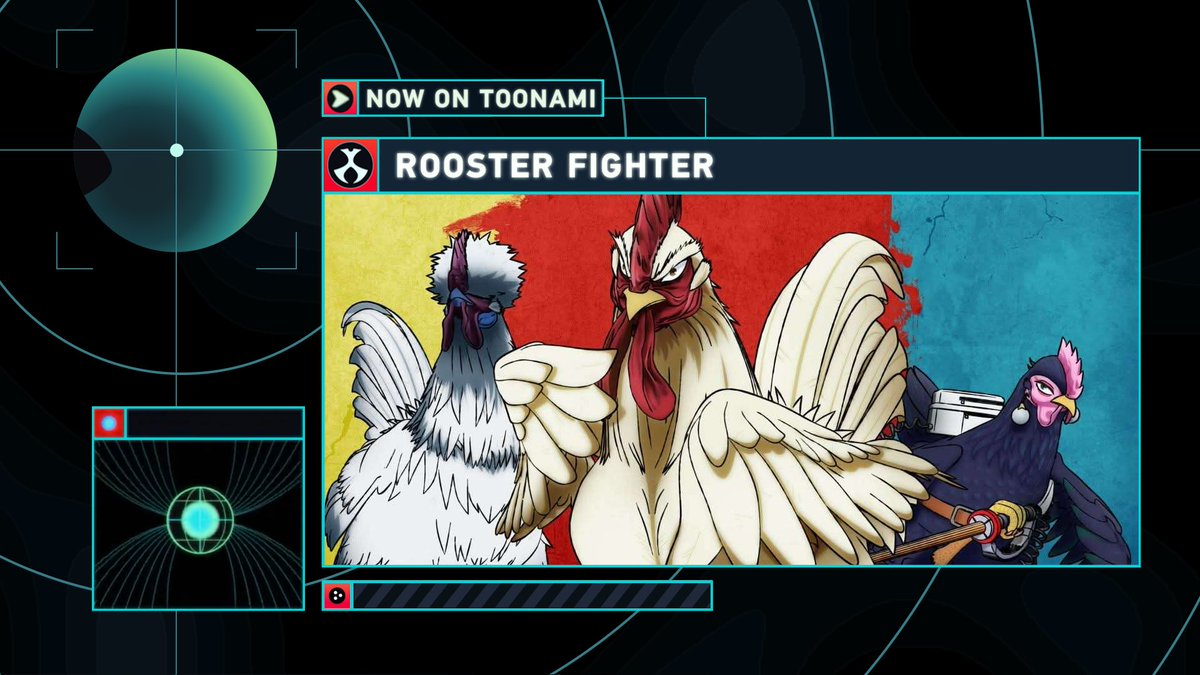 ToonamiNews's tweet image. We’re live.
Let chaos loose.
#RoosterFighter #Toonami