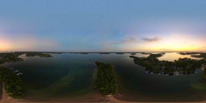 AmadisDist's tweet photo. Art of the Day! "Panoramic of Lake Norman Sunset #2". Buy at: https://t.co/k217psHqcJ https://t.co/pNIdVFlm1L