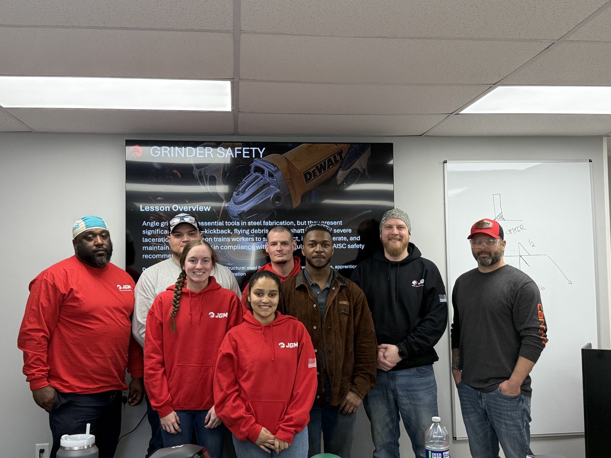 jgm_steel's tweet image. Our Falcon Fabrication Academy kicked off this week!

“Build a Career. Build a Life.”

We’re investing in the next generation of skilled craft professionals on and off the job.

#SkilledTrades #WorkforceDevelopment #TheJGMFamily