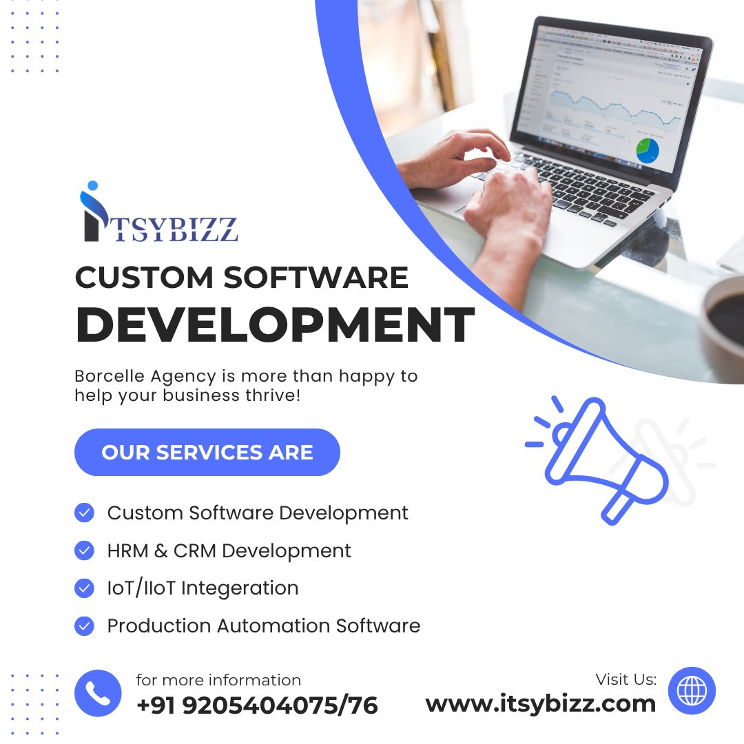 itsybizz's tweet image. Build smarter. Scale faster. 🚀
Custom software solutions by ITSYBIZZ to power your business growth.
#CustomSoftware #Automation #Tech #BusinessGrowth
