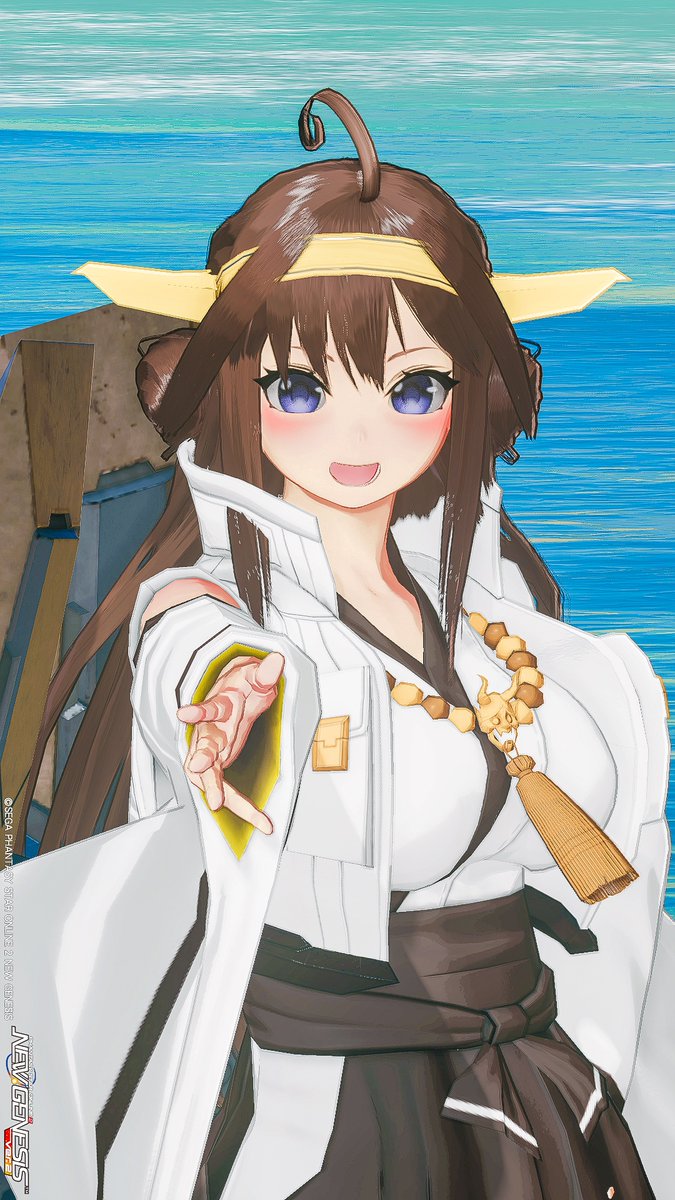 #PSO2NGS_SS #PSO2で艦これ
「ワタシ達の出番ネー！！」