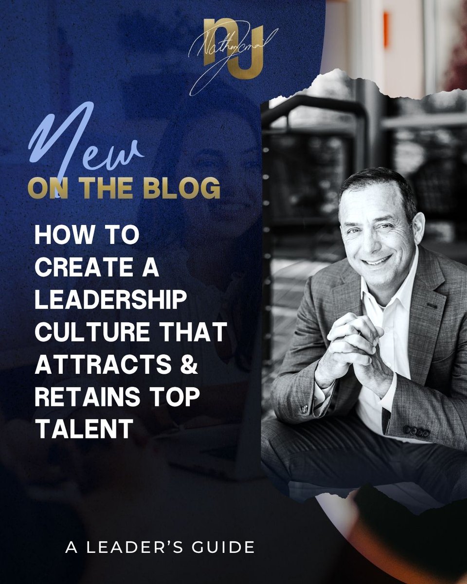 Your talent problem is probably a leadership culture problem.

Top performers leave bad leaders, not bad pay.

Build the culture worth staying for. 

Build to Win™ - new article: nathanjamail.com/leadership-cul…