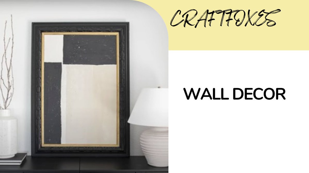 craftfoxes's tweet image. Discover the joy of crafting with our easy handmade wall decor, perfect for framing! Unleash your creativity and brighten up your walls.

craftfoxes.com/blog/easy-hand…

#craftfoxes #walldecor #wallart #homemade