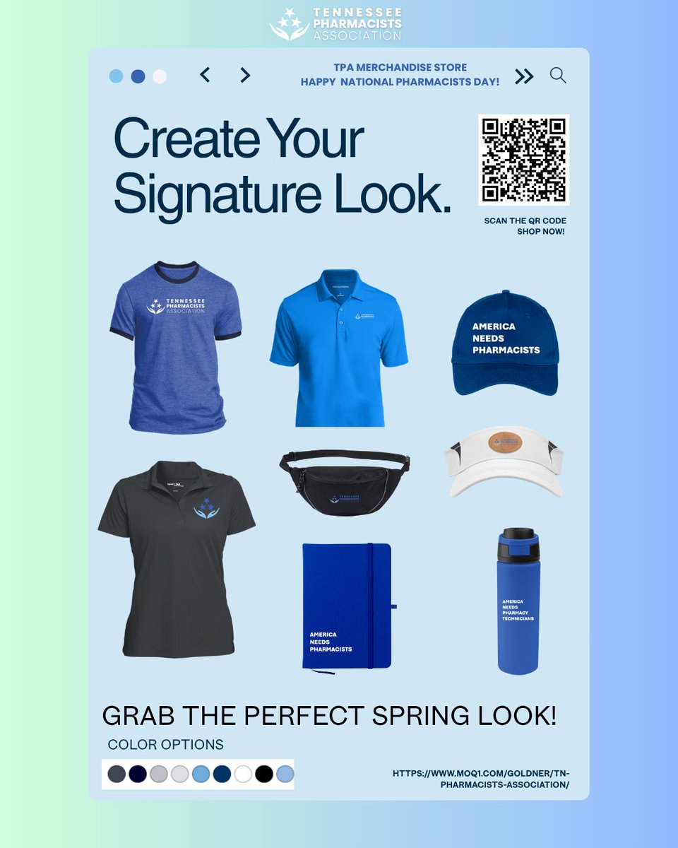 TNPharmacists's tweet photo. 🌸 Spring into style and show your #TPA pride! 🌸

Time to refresh your wardrobe with fun tees, cozy hoodies, and gear that lets everyone know you’re part of the pharmacy family. 🛍️💊

Shop your favorites now: https://t.co/cDKxxxgXSh https://t.co/ZcyBhw6Xqr