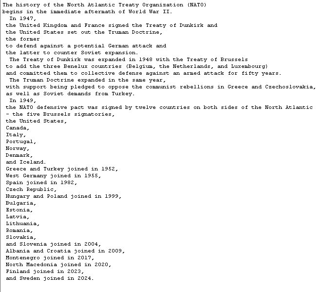 3TriggersTrader's tweet image. The history #NATO 
begins in the aftermath of #WWII. in 1947, 
the United Kingdom and France signed the Treaty of Dunkirk
The United States set out the Truman Doctrine, 
the former 
to #defend #against a potential German attack and 
the latter to counter #Soviet #expansion.
$SPY