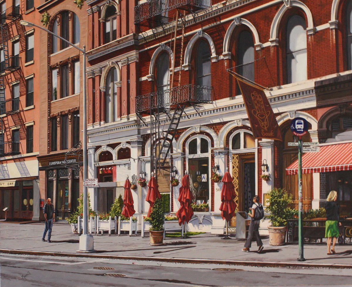 AmsterdamWhitny's tweet image. FEEL THE SYNCOPATED BEAT OF  NEW YORK CITY  WITH MERRILL FRENCH'S. "LA GUARIDA PLACE" SAVE THE DATE OF AMSTERDAM WHITNEY GALLERY's "Chelsea Curators' Choice" June 6th Exhibition! #Exhibitions #SpringArt #Contemporaryart #ArtforSale #Chelseagallery #Chelseaart #Spring #MothersDay