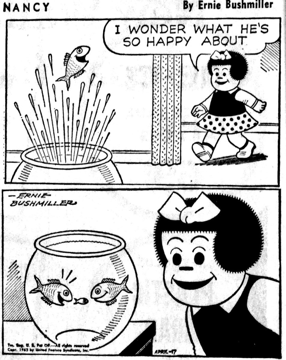 Nancy Comics by Ernie Bushmiller tweet media