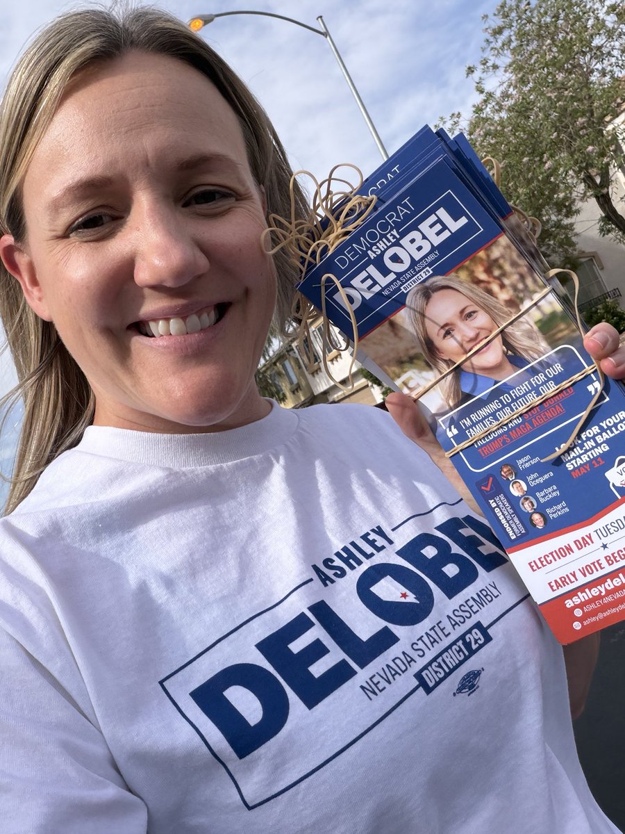 AshleyDelobel's tweet photo. Another afternoon canvassing! Nevada State Assembly District 29, I want to meet you and learn what issues matter to you. https://t.co/G9VX0sgeuj