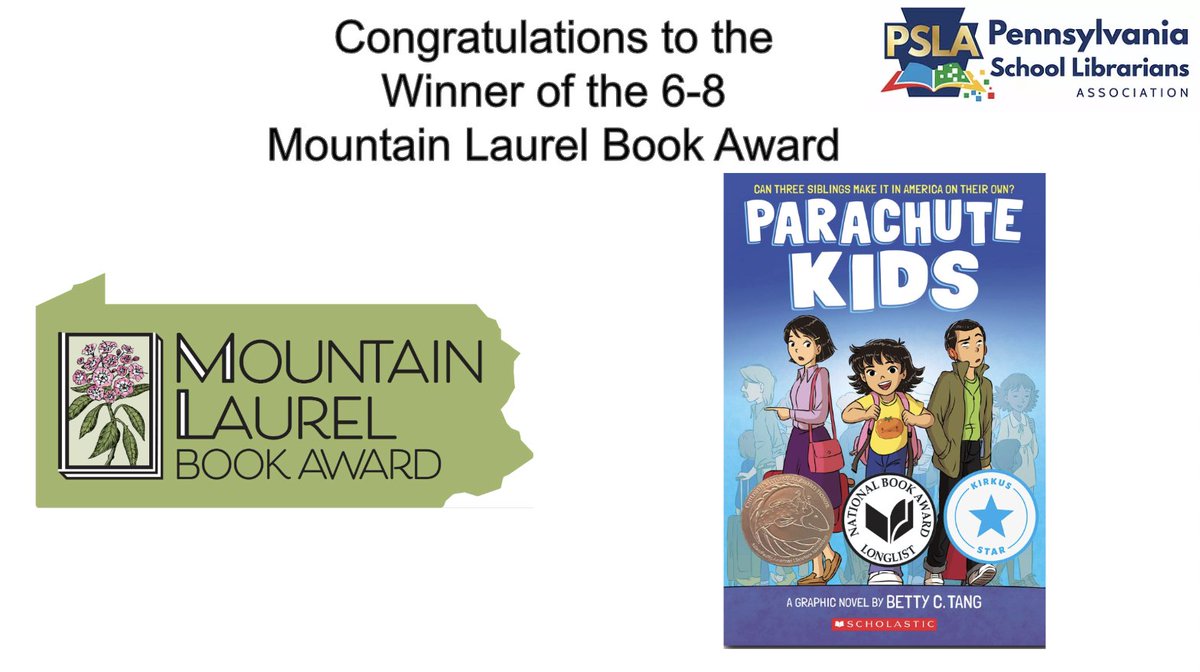 Mountain Laurel Book Award tweet media