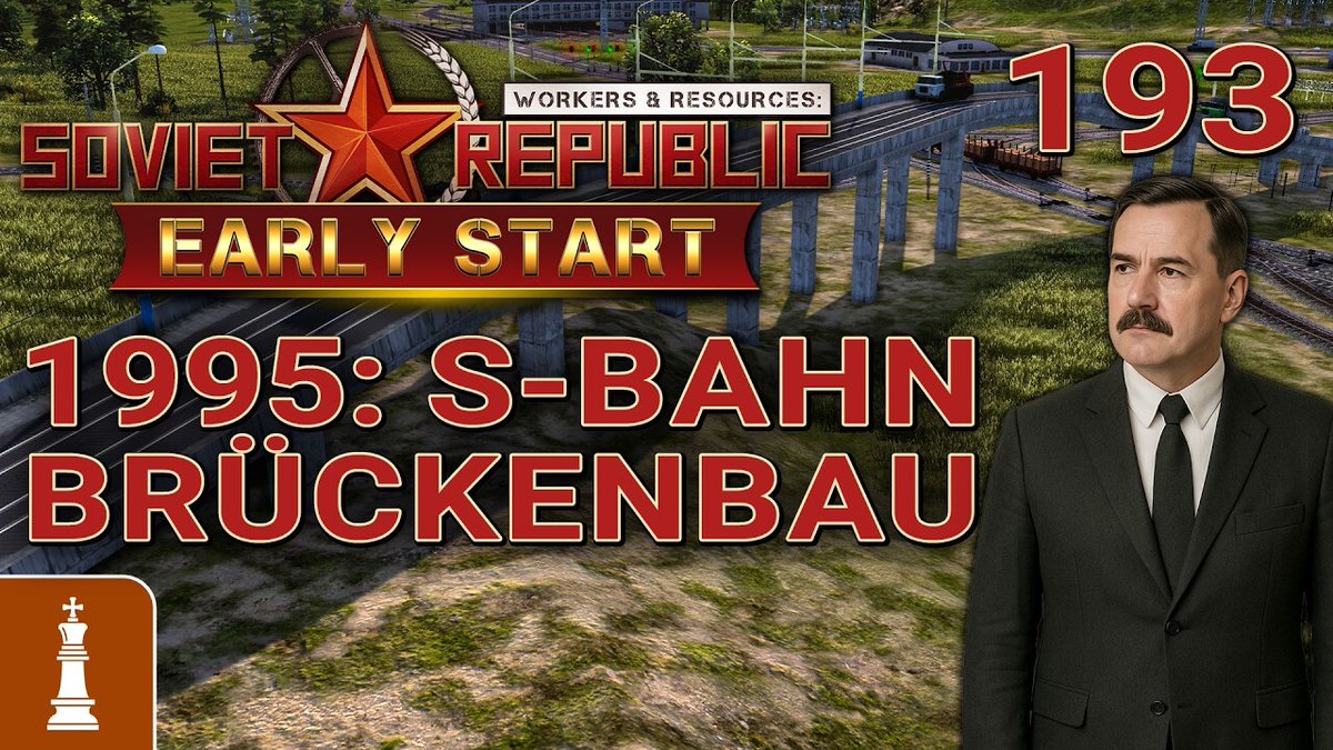 StrategieNerd's tweet image. Heute schon ein cooles Video geguckt? 1995: S-Bahn Brückenbau | Let's Play Workers &amp;amp; Resources Early Start DLC #193 [Deutsch] youtube.com/watch?v=xpBXq1… #YouTube #LetsPlay #Gaming #citybuilder #simulation #nerd
