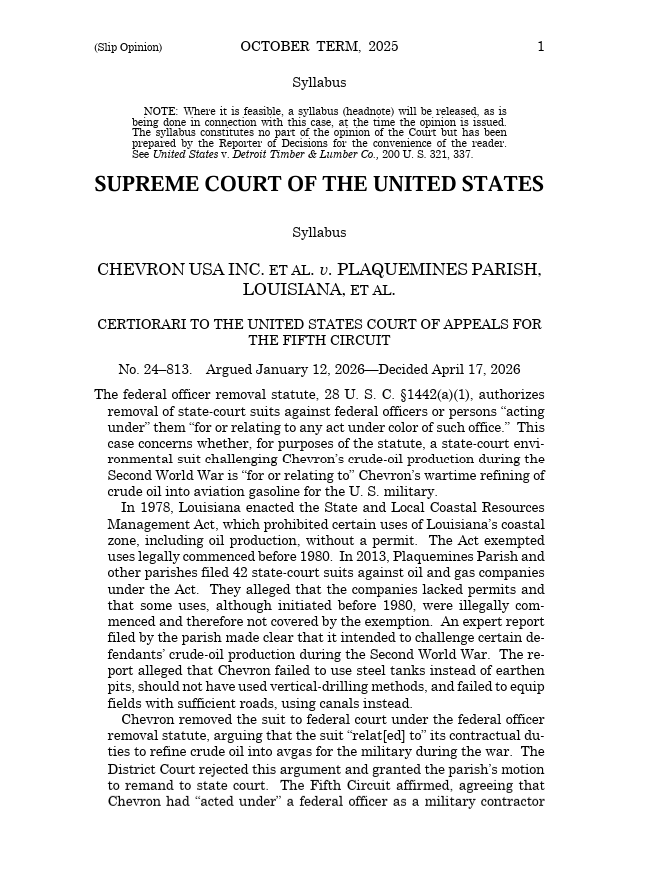 Chevron Ruling Images 🚨 The Supreme Court ruled that Chevron can move a Louisiana ...